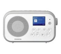 Sangean DPR-42BT White-Grey Radio portative DAB+, FM Bluetooth blanc, gris G