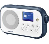 Sangean DPR-42BT White-Ink Blue Radio portative DAB+, FM Bluetooth blanc, bleu foncé