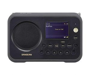 Sangean DPR-76 Radio Portable Black-Black