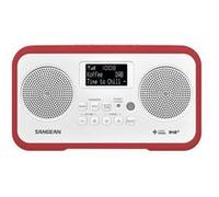 Sangean DPR-77 Radio de table DAB+, DAB, FM verrouillage clavier rouge Rouge G