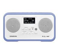 Sangean DPR-77 Radio Portable White/Blue