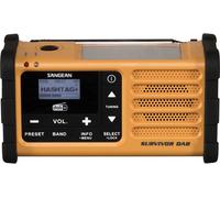 Sangean MMR-88 DAB+ jaune Radio de secours/à manivelle/solaire