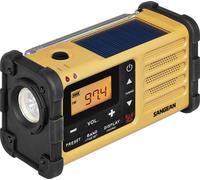 Sangean MMR-88 Radio d'extérieur FM, AM radio d'urgence fonction de charge de la batterie, lampe de poche, rechargeable, panneau