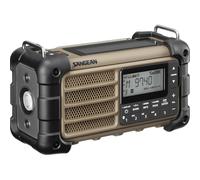 Sangean MMR-99 D?sert (MF, AM, FM, VHF, Bluetooth), Radio, Marron