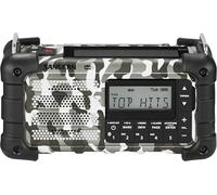 Sangean Radio MMR-99 DAB+ Artic Camo – radio d'urgence à manivelle et solaire