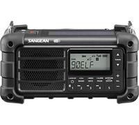 Sangean Radio MMR-99 DAB d'urgence à manivelle et solaire Noir