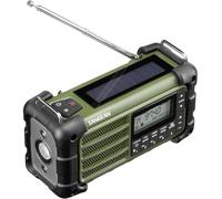 Sangean MMR-99 Radio portative FM FM, Bluetooth panneau solaire, protégé contre les projections d'