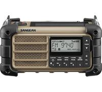 Sangean MMR-99 Radio d'extérieur FM radio d'urgence, Bluetooth panneau solaire, protégé contre les projections d'eau, étanche à
