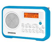 Sangean-PR-D18 - Radio portable - 1 Watt - blanc, bleu Blanc, Bleu, Bleu, Blanc G