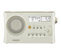 Sangean PR-D4 BT Radio de table ondes courtes (OC), AM, ondes longues (OL), FM Bluetooth blanc crême pastel (mat)
