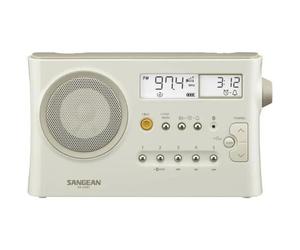 Sangean PR-D4 BT Radio de table ondes courtes (OC), AM, ondes longues (OL), FM Bluetooth blanc crême pastel (mat)