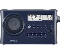 Sangean PR-D4BT Radio de table FM, AM, AM, FM Bluetooth fonction réveil bleu foncé