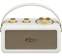 Sangean RA-101 Radio sans Fil FM Bluetooth, AUX Rechargeable Ivoire, Or