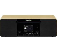 Sangean Radio-lecteur CD AM, FM, FM AUX, Bluetooth, CD, MP3, MF, FM avec télécommande, écran tactile, fonction réveil