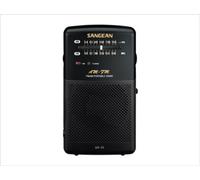 SANGEAN Sangean Pocket 100 - SR-35 - Radio de poche alimentée par piles AM/FM - Noir