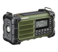 Sangean Sgean MMR-99 AM/FM Forest Green AM/FM-RDS/Bluetooth/aux/main Crank + radio solaire (VHF, Bluetooth), Radio, Vert