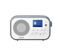 Sangean DPR-42BT White-Stone Blue Radio portative DAB+, FM Bluetooth blanc, pierre Blanc G