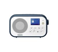 Sangean Radio portable DPR-42BT DAB+, FM, Bluetooth – Blanc / bleu foncé
