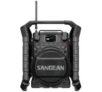 Sangean U-4X Radio de chantier DAB+, FM Bluetooth, USB, AUX, NFC rechargeable, étanche à l'eau, résistant aux coups, étanche à la