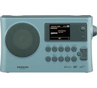 Sangean WFR-28BT Internet Tischradio DAB+, FM DAB+, WLAN, Bluetooth, AUX, Internetradio Akku-Ladef (DAB+ DAB, Webradio, WiFi, Bluetooth), Radio, Bleu