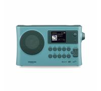 Sangean WFR-28BT Internet Tischradio DAB+, FM DAB+, WLAN, Bluetooth, AUX, Internetradio Akku-Ladef (DAB+ DAB, Webradio, WiFi, Bluetooth), Radio, Bleu