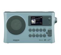 Sangean WFR-28BT Internet Tischradio DAB+, FM DAB+, WLAN, Bluetooth, AUX, Internetradio Akku-Ladef (DAB+ DAB, Webradio, WiFi, Bluetooth), Radio, Bleu