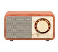 Radio Portable - SANGEAN - GENUINE MINI - Bluetooth - FM - Boîtier en Bois Noyer