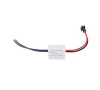 Sangeponiang Pilote LED 500 mA, pour alimentation d'éclairage LED, transformateur 1 x 3 W, entrée AC95-265 V, sortie 2-4 V CC, connecteur étanche, longue durée de vie,