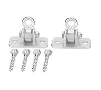 Sangeponiang pour Le Cintre de Swing, Crochet de Chaise de hamac à Suspension en Fer, Accessoires de Support de Plaque Fixe, 2 Set matériel de Montage Lourd, Utilisation