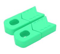 Sangeponiang, pour Protecteur de manivelle de vélo, pour Couvre-Bottes de manivelle en Silicone, Capuchons de pédalier, pour DH, pour FR, pour AM, pour XC, Ensemble de 4 pièces, (Vert)