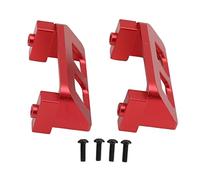 Sangeponiang pour traxxas e revo 1/16, servomoteur en alliage en aluminium, protecteur de servo RC, protection en métal durable, ajustement sécurisé pour les servos de 1 paire, (Rouge)