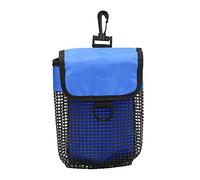 Sangeponiang Sac d'équipement de plongée, sac d'équipement de plongée en plein air, sac de plongée portable en maille avec boucle, rangement léger pour accessoires de plongée, résistant à l'eau (bleu)