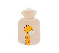 SANGER Bouillotte 0.8 litre jaune avec Girafe brodée pour enfant