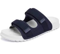 SANGHUN Diabétiques Pantoufles, Chaussures pour Orthopédique Pieds Enflés, Respirant ?dème Sandales Intérieur Extérieur Léger Extra Large Pantoufles (Blue,45 EU)