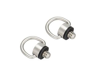 Sangle à Anneau en D 2 Pièces Vis 1/4" Fixation Rapide Caméra Trépied Bâton Selfie Support Action Appareil Photo