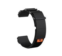 Sangle à anneau en Nylon à dégagement rapide, 22 ou 26mm, adaptée à for Garmin Fenix 7X/5X/5XPlus/6X/6XPro/5Plus 6Pro, sangle Interchangeable(Black,22mm Fenix5 5Plus)
