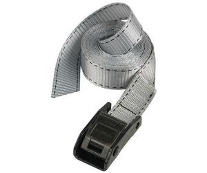 Sangle à bagage - MASTER LOCK - 5 m x 25 mm - Résistante à la corrosion - Charge 250 kg - Gris