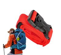 Sangle À Bagages - Ceinture De Voyage en Nylon Réglable pour Valises, Sacs Et Sacs À Dos | Ceinture De Chargement pour Une Protection Et Une Identification Facile sur Les Voyages, L'aéroport E