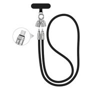 Sangle à bandoulière pour iPhone 17 - Cordon de charge rapide USB-C vers USB-C intégré de 1,2 m pour iPhone 17 Pro Max 17 Air 16E 16 Pro Max 15,65 W - Câble USB C tressé pour Samsung Galaxy S25 S24