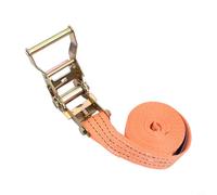 Sangle à cliquet avec tendeur fixe Plus structure sans crochet 1 ou 2 ou 3 ou 4 ou 5 ou 6 ou 8 ou 10 ou 12 mètres de longueur en polyester robuste Taille M pour Cargo Secu (3 mètres)