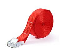 Sangle à cliquet Robuste, Sangles d'arrimage à cliquet 5 pièces Multicolores 25 mm x 2 mètres(Red 5pcs)