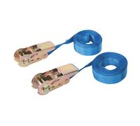 Sangle à cliquet Silverline de 5m x 25mm, lot de 2