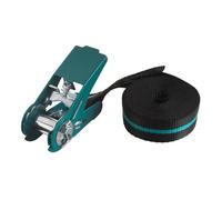 Wolfcraft Sangle d'arrimage à cliquet 3418000 – 4 m x 25 mm – Force de serrage 180 kg