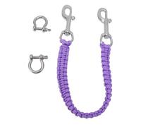 Sangle à Main de caméra de plongée Corde tressée à Crochet Swing en Acier Inoxydable