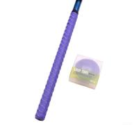 Sangle antidérapante stable de 2,1 m pour cannes à pêche, raquettes de badminton, raquettes de tennis, raquettes de squash, guidons de vélo, housses de volant (violet)