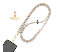 Sangle antivol pour téléphone : cordon universel réglable, sangle de cou douce, support de poignet amovible sûr | Cordon confortable sans nœuds avec clip de connexion rapide pour un usage quotidien, V