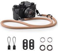 Sangle Appareil Photo,Bandoulière Appareil Photo en Corde Courroie Appareil Photo Dragonne Appareil Photo Sangle de Cou pour Appareil Photo reflex Canon,Nikon,Sony,Fujifilm,123cm