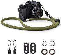 Sangle Appareil Photo,Bandoulière Appareil Photo en Corde Courroie Appareil Photo Dragonne Appareil Photo Sangle de Cou pour Appareil Photo(Q190)
