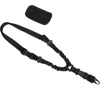 Sangle Appareil Photo,Ceinture de Cou avec Bandoulière Réglable et Attache de Sécurité,Dragonne Appareil Photo en Métal,Bandouliere Appareils Photos pour Caméra Numsérique et Sport,Noir