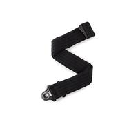 D'Addario Sangle de guitare Auto Lock — Rembourrée noire rayée